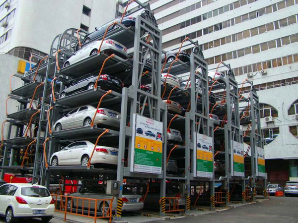 宿州市供电大楼垂直循环立体车库